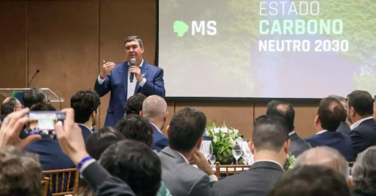 Governador Eduardo Riedel anuncia investimento de R$5,5 bilhões em Mato Grosso do sul durante o MS Day em São Paulo.