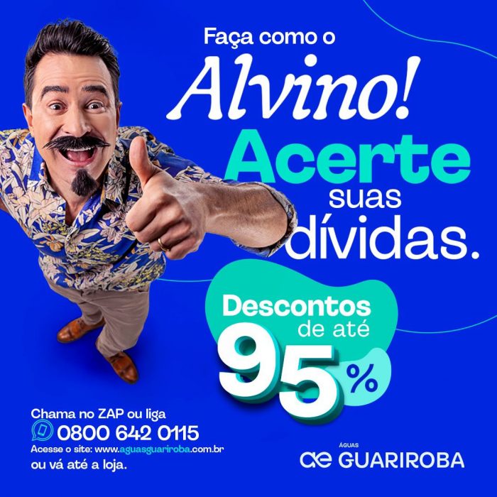 Águas Guariroba lançou a campanha ‘Fique em dia, a Águas negocia suas dívidas’ com parcelamentos em 60 vezes e descontos de até 95%.