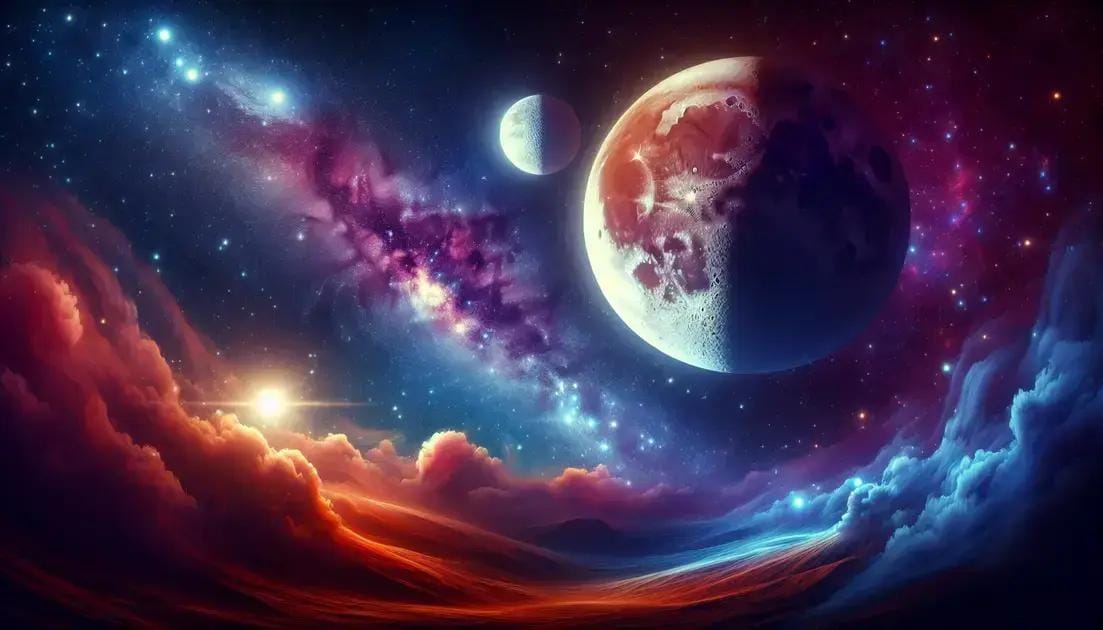 Lua visita Marte em última conjunção de outubro