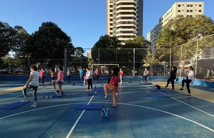 aulão gratuito Praça Belmar Fidalgo