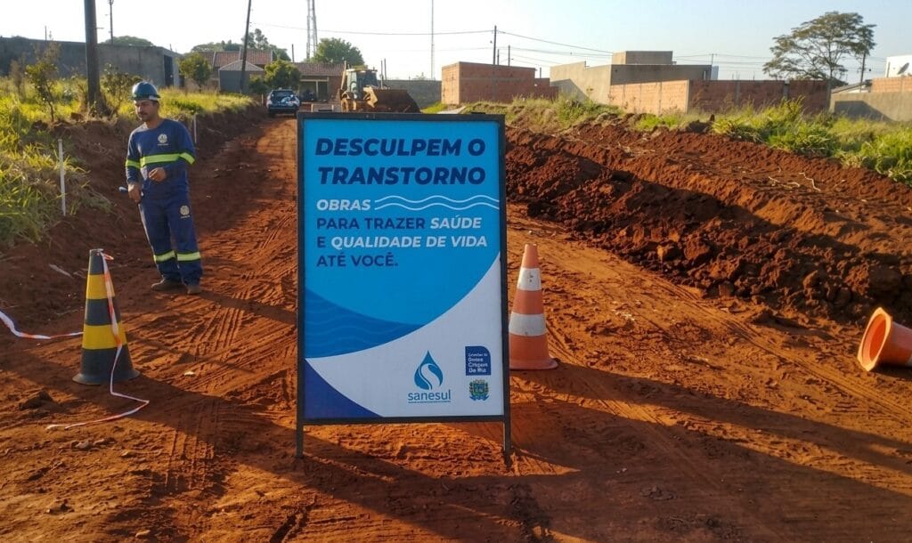 Governo de Mato Grosso do Sul destina R$ 31,7 milhões para ampliar rede de esgoto em três distritos