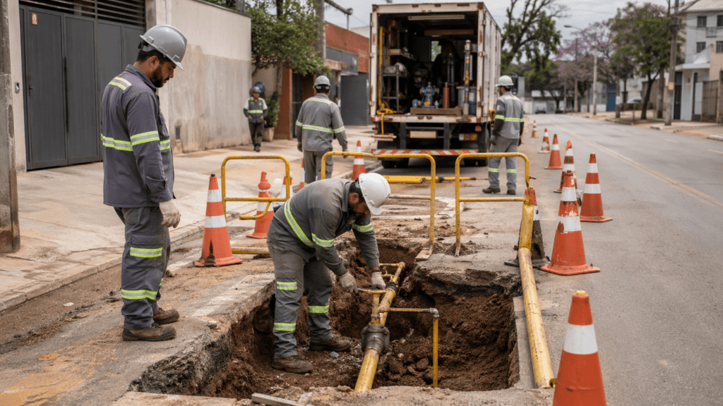 Licença ambiental autoriza distribuição de gás canalizado em oito vias de Campo Grande