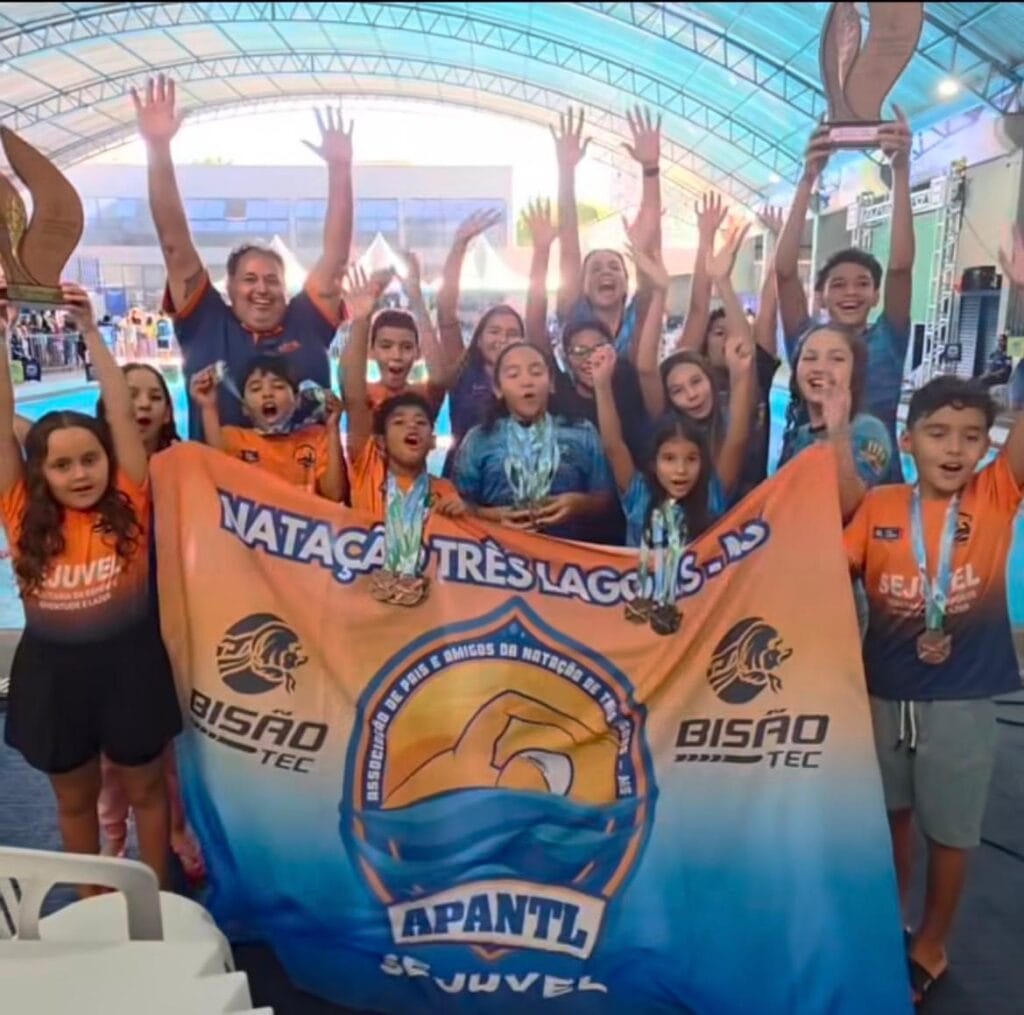 Equipe de Três Lagoas conquista título mirim e 52 medalhas no Estadual de Inverno de Natação