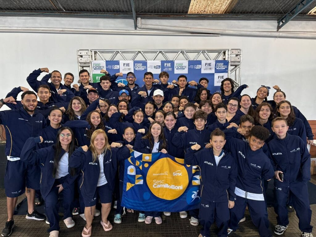 Sesc Camillo Boni soma 122 medalhas e lidera categorias no Estadual de Inverno de Natação 2026
