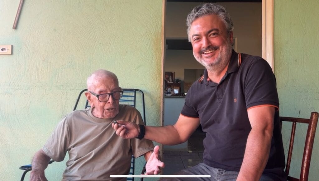 João Parreira, 98, relembra chegada da energia elétrica a Aparecida do Taboado
