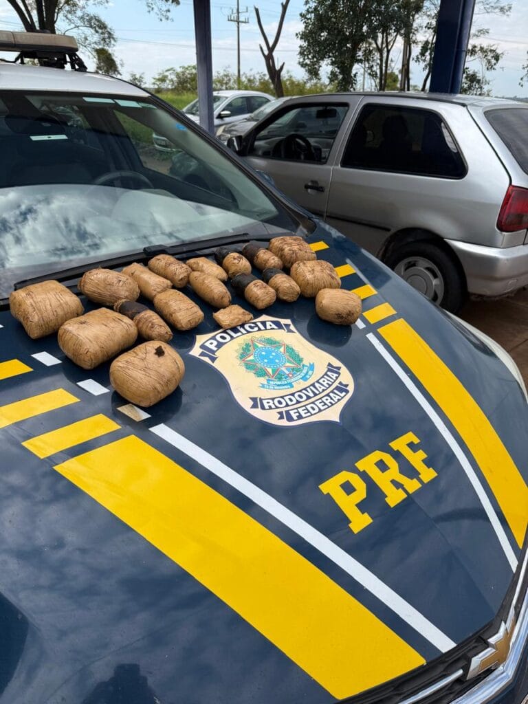 PRF apreende 5,4 kg de haxixe e 7 mil maços de cigarro contrabandeado na Costa Leste de MS