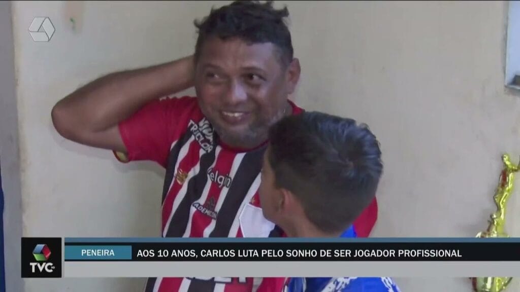 Menino de 10 anos em Três Lagoas busca ajuda para peneira no Athletico-PR