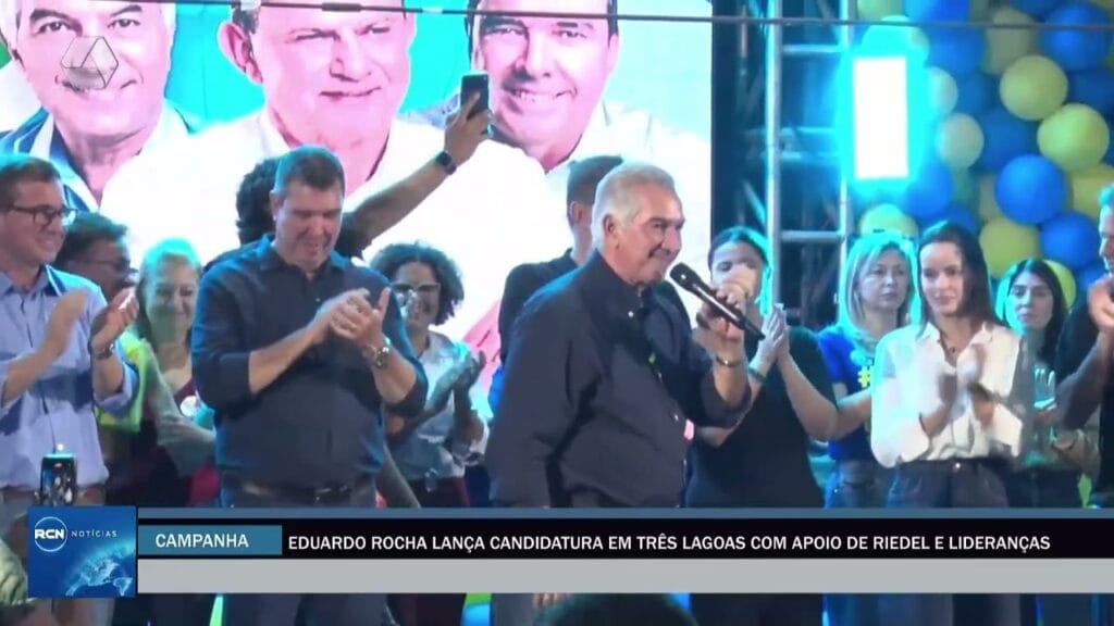 Eduardo Rocha lança pré-campanha em Três Lagoas com apoio de Riedel