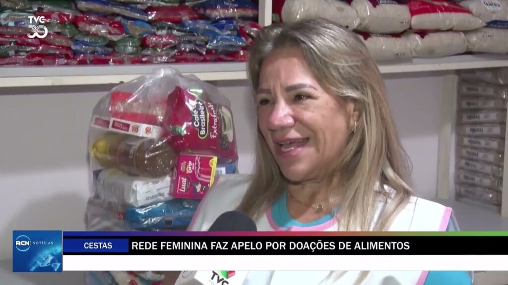 Rede Feminina de Três Lagoas pede doações para 40 famílias